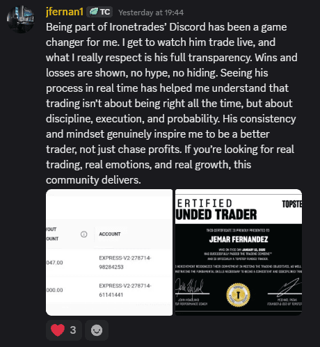 jfernan1's trading result