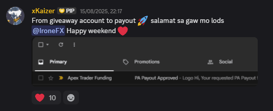 xKaizer's trading result